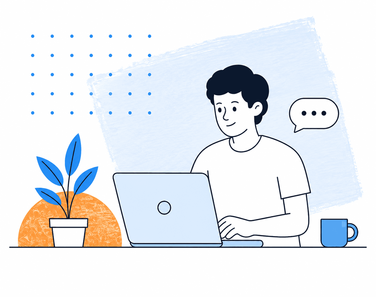 Contact illustration